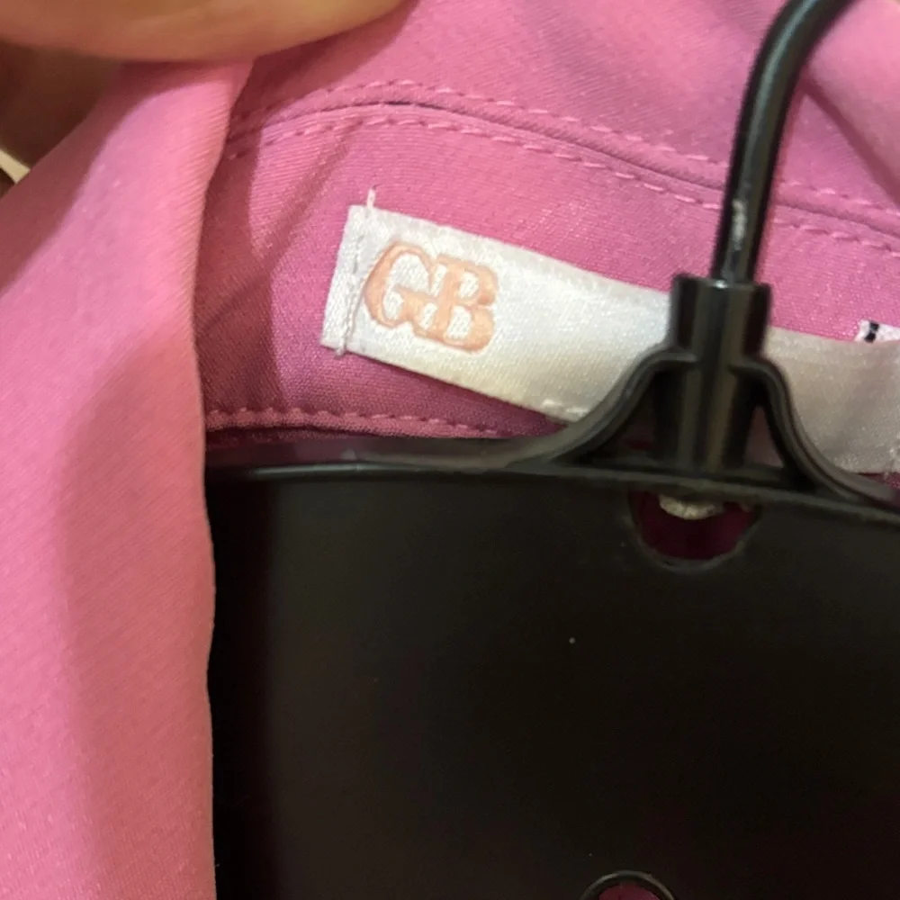 GB girls Rose-Pink Cropped Double-Breasted Blazer - Picture 2 of 3
